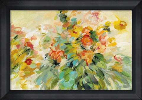 Framed Festive Bouquet Print