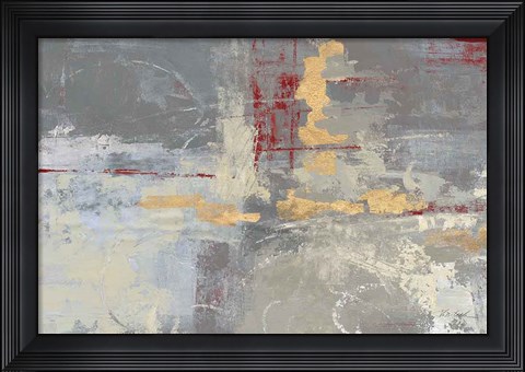 Framed Missing You Red Crop Print