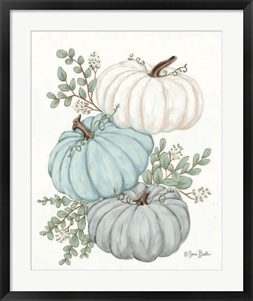Framed Pumpkin Trio Print