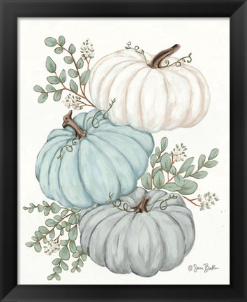 Framed Pumpkin Trio Print