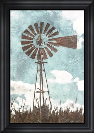 Framed Windmill Print
