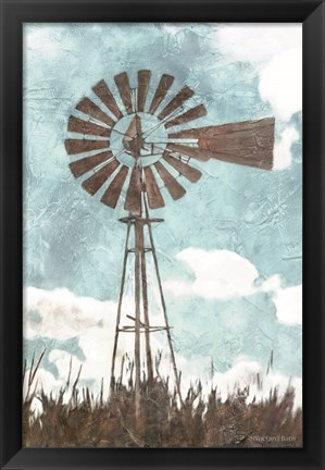 Framed Windmill Print