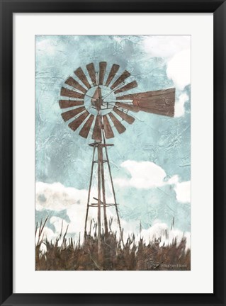 Framed Windmill Print