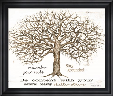 Framed Remember Our Roots Print