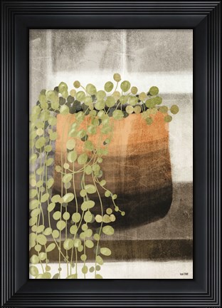Framed String of Pearls I Print