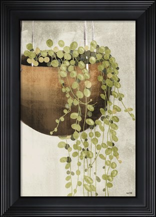 Framed String of Pearls II Print