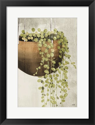 Framed String of Pearls II Print