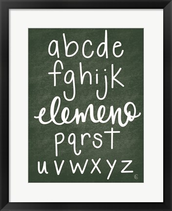 Framed ABCs Print