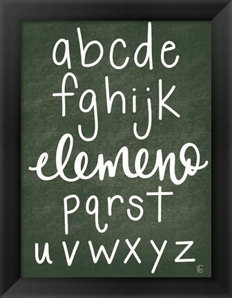 Framed ABCs Print