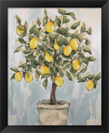 Framed Lovely Lemons Print