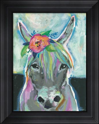 Framed Sweet Donkey Print