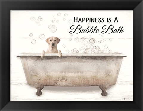 Framed Bubble Bath Print