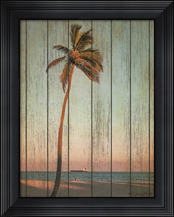 Framed Vintage Palm Print