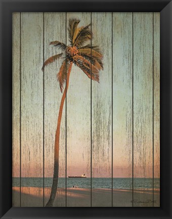 Framed Vintage Palm Print