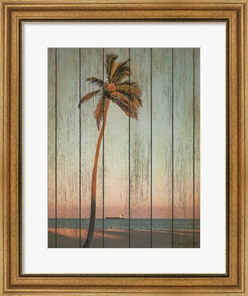 Framed Vintage Palm Print