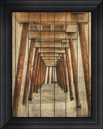 Framed Vintage Under Dock Print