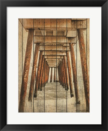 Framed Vintage Under Dock Print