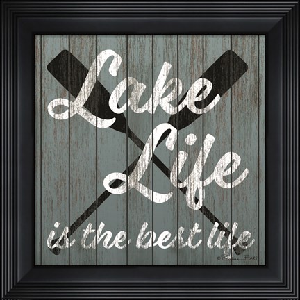 Framed Lake Life Print