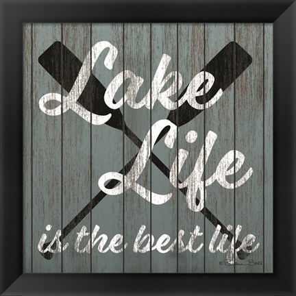 Framed Lake Life Print