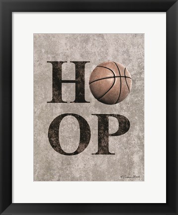 Framed Basketball HOOP Print