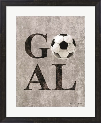 Framed Soccer GOAL Print
