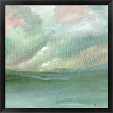 Framed Calm Horizon 4 Print