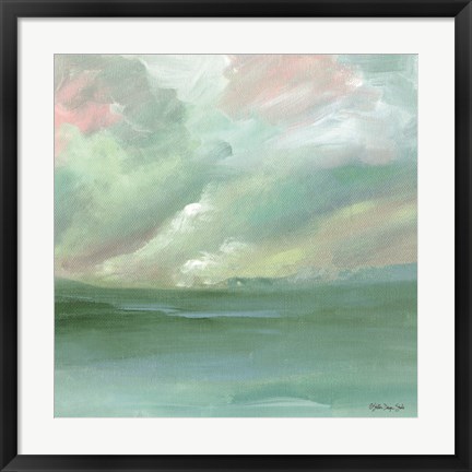 Framed Calm Horizon 4 Print