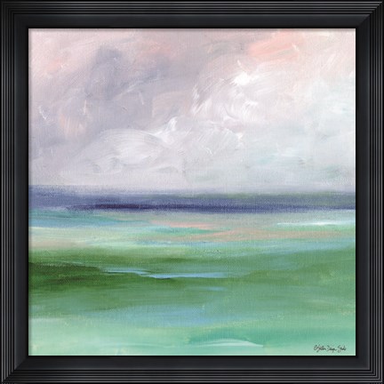 Framed Calm Horizon 7 Print