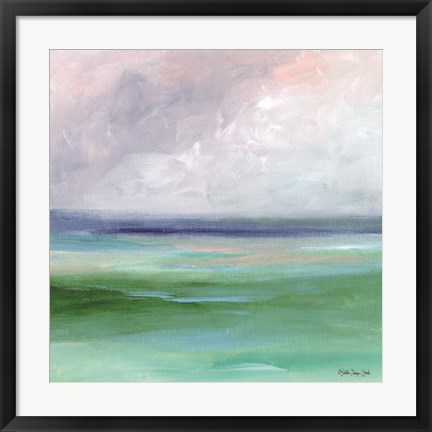 Framed Calm Horizon 7 Print