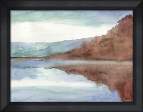 Framed Mountain Lake 7 Print