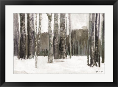 Framed Winter Forest Print