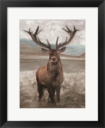 Framed Grand Elk 1 Print