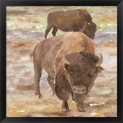 Framed Great Buffalo Print