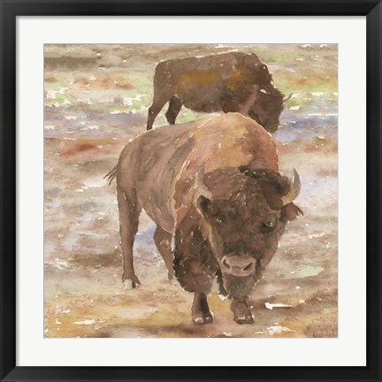 Framed Great Buffalo Print