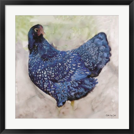 Framed Rooster 2 Print