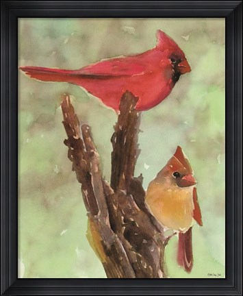 Framed Cardinal 1 Print