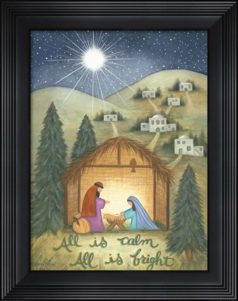 Framed All is Calm Print
