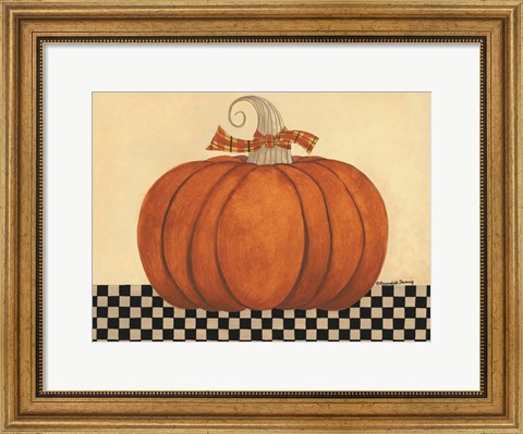 Framed Russet Pumpkin Print