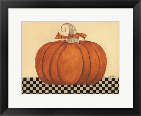 Framed Russet Pumpkin Print