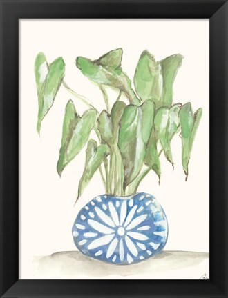 Framed Butterfly Plant Print