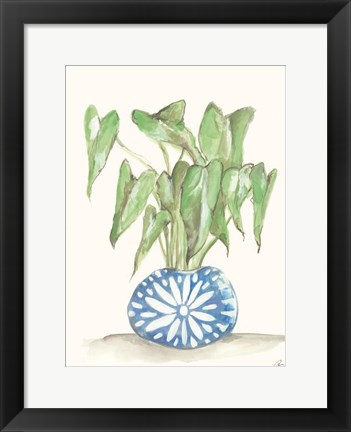 Framed Butterfly Plant Print