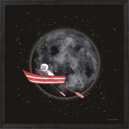 Framed Sail to the Moon Print