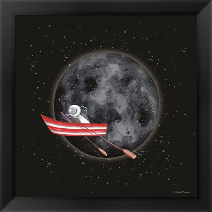 Framed Sail to the Moon Print