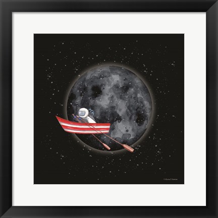 Framed Sail to the Moon Print