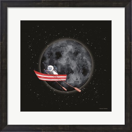 Framed Sail to the Moon Print