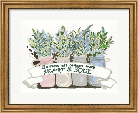 Framed Heart &amp; Soul Print