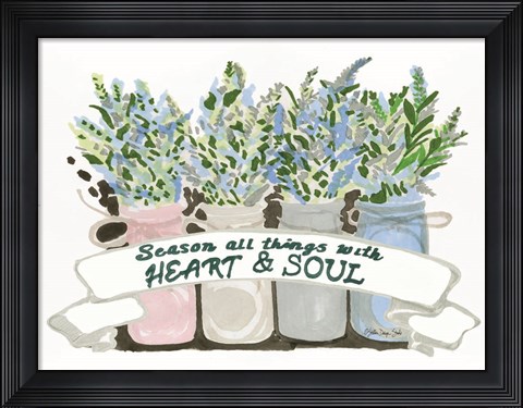 Framed Heart &amp; Soul Print