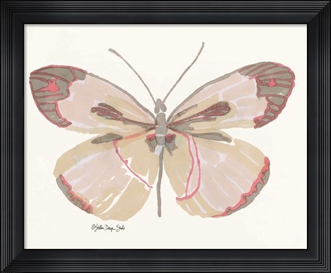 Framed Butterfly 4 Print