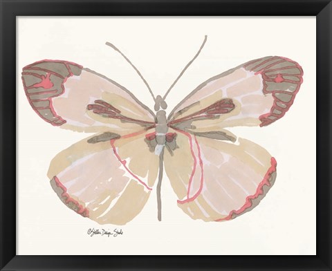 Framed Butterfly 4 Print