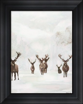 Framed Winter Tribe Print